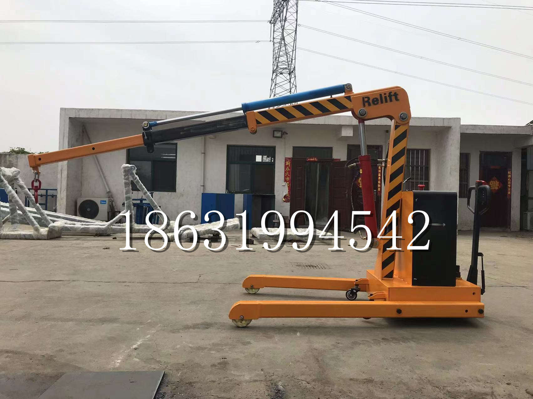 桃城区久征定做3吨三轮随车吊 农用园林绿化移树吊 平板工程用小吊机